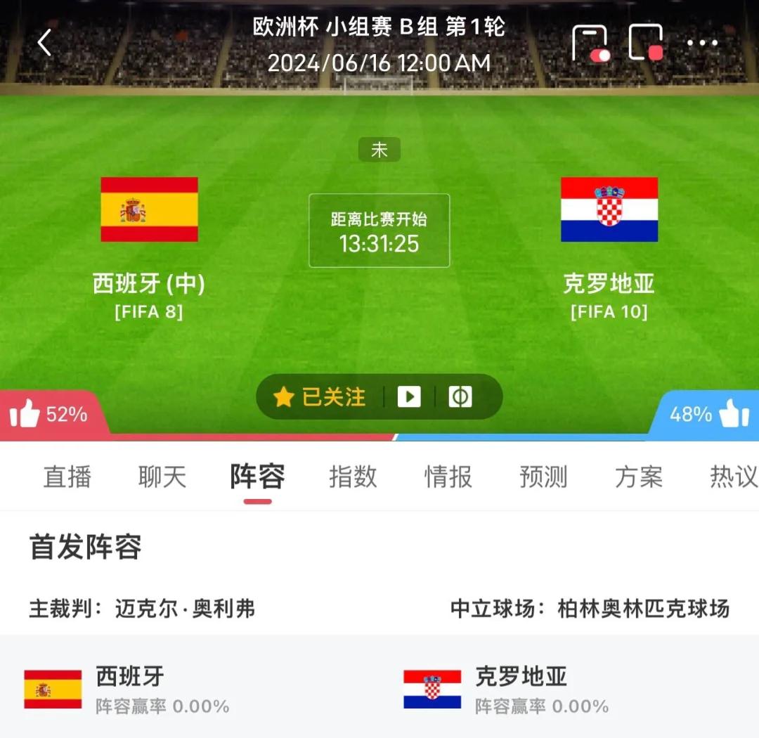 包含克罗地亚战平葡萄牙，双方筹码悬殊的词条