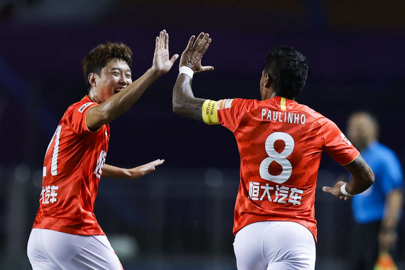 包含广州德比大战，富力小胜恒大的词条